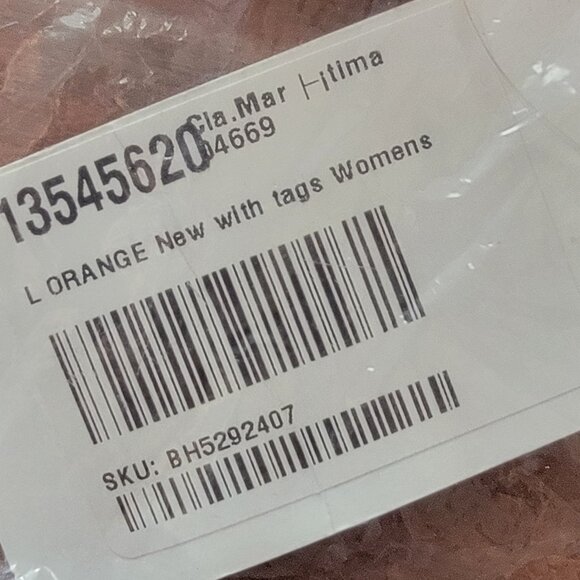 Cia Martima Orange & Pink Knit Side Tie Bikini Bottom - Picture 4 of 9